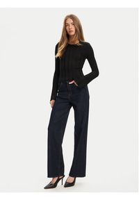 Guess Sweter W5YR13 Z3OT0 Czarny Regular Fit. Kolor: czarny. Materiał: syntetyk