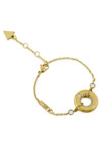 Guess Bransoletka Just Guess JUBB03 113JW Żółte złocenie. Materiał: metalowe. Kolor: złoty #1