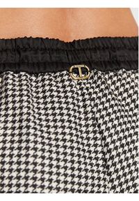 TwinSet - TWINSET Spodnie materiałowe 222TT2319 Czarny Regular Fit. Kolor: czarny. Materiał: materiał, wełna #2