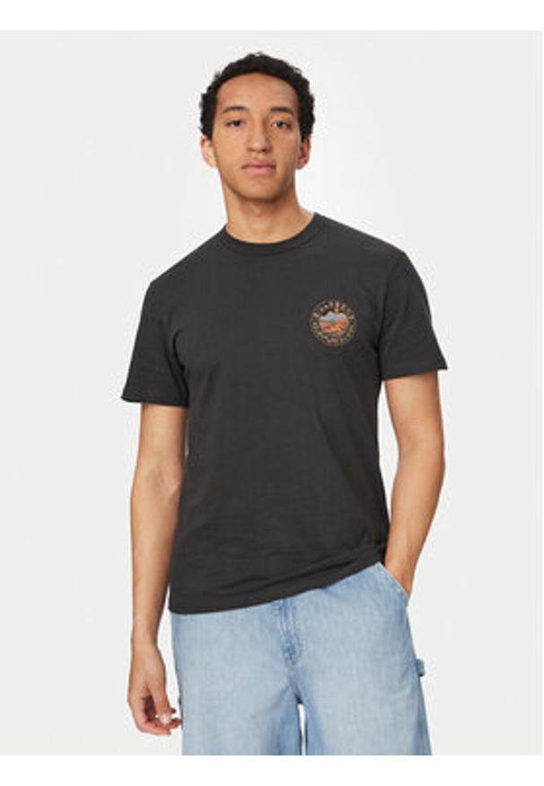 Billabong T-Shirt Rockies EBYZT00497 Czarny Regular Fit. Kolor: czarny. Materiał: bawełna