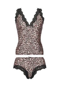 Guess Komplet bielizny O4BG01 KCF20 Beżowy. Kolor: beżowy. Materiał: syntetyk