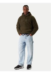 Jack & Jones Bluza Flare Teddy 12285678 Zielony Relaxed Fit. Kolor: zielony. Materiał: syntetyk #5