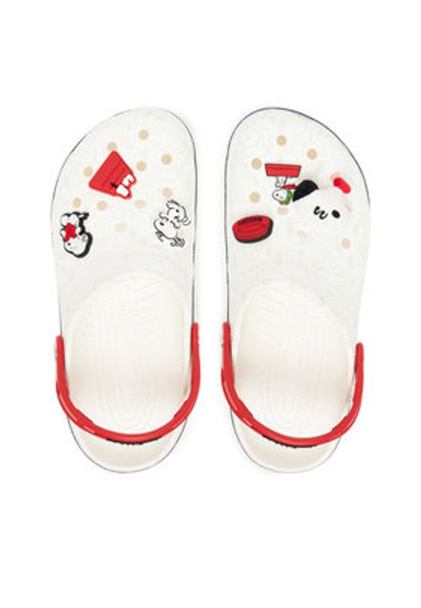 Crocs Klapki Peanuts Classic Clog 211124 Biały. Kolor: biały
