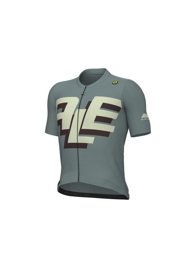 ALÉ CYCLING - Koszulka rowerowa męska Alé Cycling PR-E Sauvage. Kolor: biały, wielokolorowy, zielony. Sport: kolarstwo