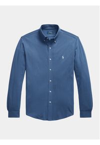 Polo Ralph Lauren Koszula 710654408116 Niebieski Regular Fit. Typ kołnierza: polo. Kolor: niebieski. Materiał: bawełna #6