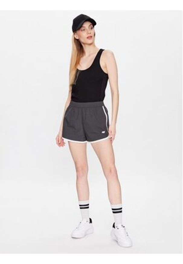 New Balance Szorty sportowe WS31500 Szary Athletic Fit. Kolor: szary. Materiał: syntetyk