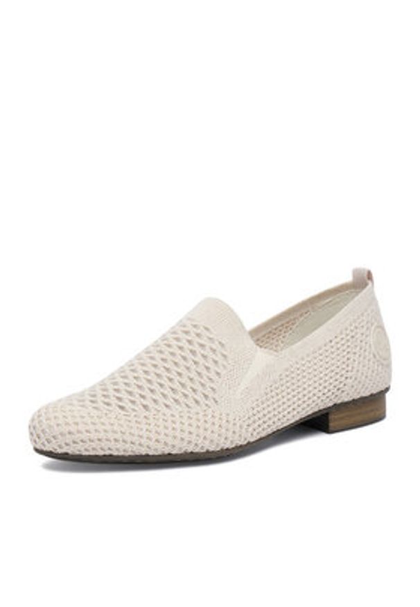 Rieker Półbuty CEO-51969-90 Beżowy jasny. Kolor: beżowy. Materiał: materiał