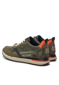 Aeronautica Militare Sneakersy 242SC283CT3384 Zielony. Kolor: zielony. Materiał: skóra