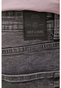 Only & Sons jeansy Avi Beam męskie. Kolor: szary #4