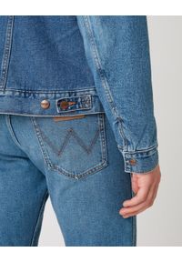 Wrangler - WRANGLER 124MJ SHERPA MĘSKA KURTKA JEANSOWA LOGO 3 YEARS W4MSUG10K. Materiał: jeans #5