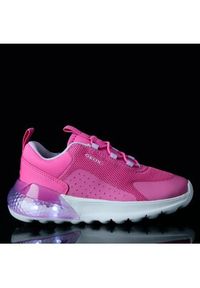 Geox Sneakersy J Activart Illuminus J45LZA 0149J C8257 S Różowy. Kolor: różowy. Materiał: materiał #2