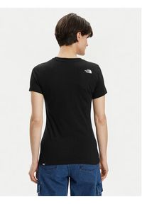 The North Face T-Shirt Simple Dome NF0A87NH Czarny Regular Fit. Kolor: czarny. Materiał: bawełna
