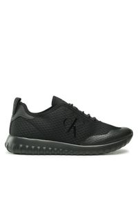 Sneakersy Calvin Klein Jeans. Kolor: czarny. Materiał: mesh. Styl: sportowy