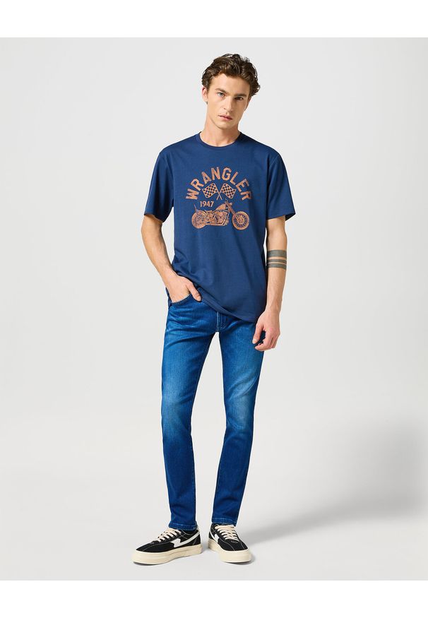 Wrangler - WRANGLER BRYSON MĘSKIE SPODNIE JEANSOWE JEANSY DŻUNSY BLUE JAM 112356814 W14X008801
