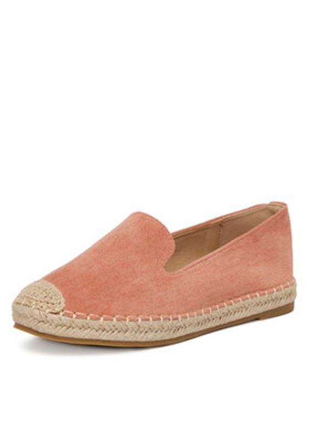 DeeZee Espadryle RS07-18 Pomarańczowy. Kolor: pomarańczowy. Materiał: materiał