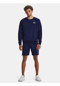 Under Armour - Bluza fitness męska UNDER ARMOUR UA Icon Fleece Crew. Kolor: niebieski. Sport: fitness