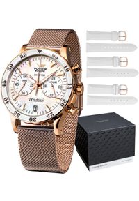 Zegarek damski Vostok Europe VK64-515B528B różowe złoto. Kolor: złoty, wielokolorowy, różowy #1