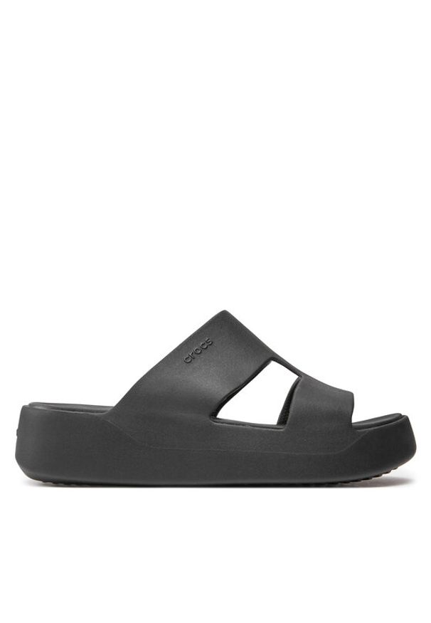 Crocs Klapki Getaway Platform H-Strap 209409 Czarny. Kolor: czarny. Obcas: na platformie