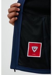 Rossignol kurtka outdoorowa kolor granatowy. Kolor: niebieski. Materiał: tkanina, materiał, softshell. Długość rękawa: raglanowy rękaw #4