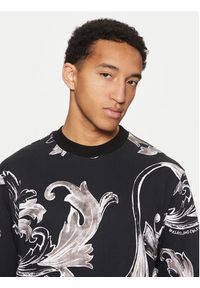 Versace Jeans Couture Bluza 78GAI3R0 Czarny Regular Fit. Kolor: czarny. Materiał: bawełna #5