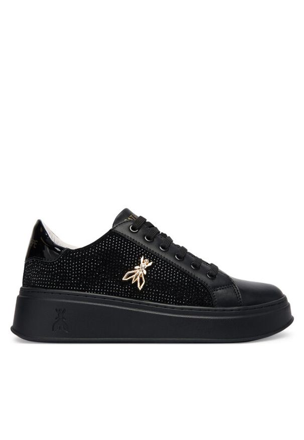 Patrizia Pepe Sneakersy PPJ904.31 Czarny. Kolor: czarny. Materiał: skóra