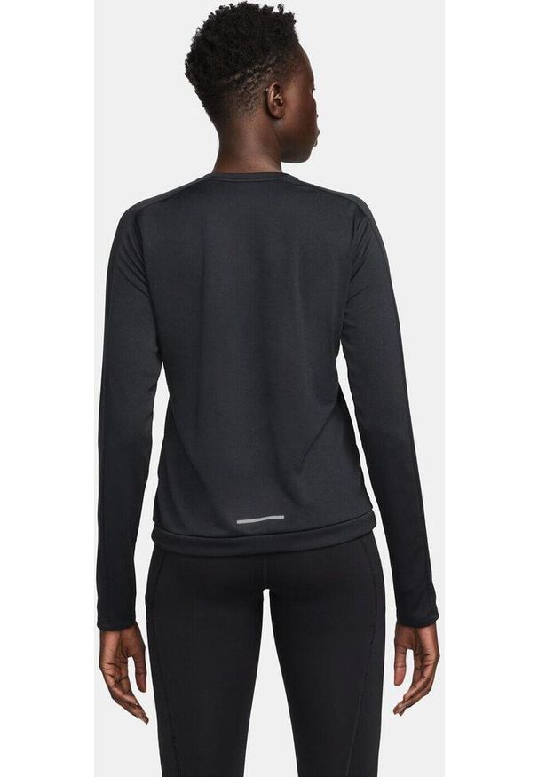 Koszulka treningowa damska Nike Pacer Crew. Kolor: czarny. Długość rękawa: długi rękaw. Długość: długie. Sport: bieganie