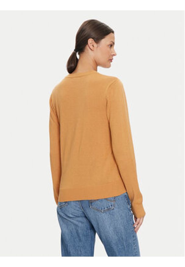 Armani Exchange Sweter 6DYM1J YME3Z 1788 Pomarańczowy Regular Fit. Kolor: pomarańczowy. Materiał: syntetyk