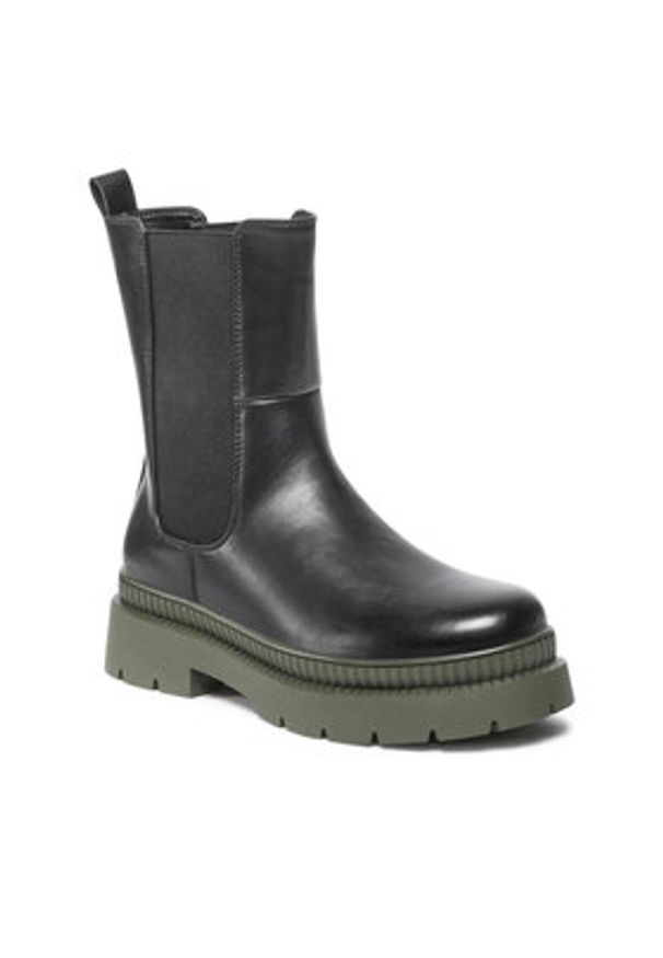 Jenny Fairy Sztyblety HZ0110-01 Czarny. Kolor: czarny. Materiał: skóra