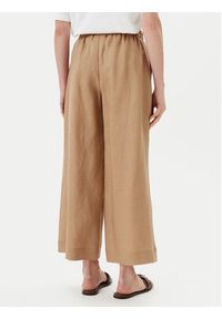 Max Mara Spodnie materiałowe Minnie 2516131018 Beżowy Relaxed Fit. Kolor: beżowy. Materiał: len #4