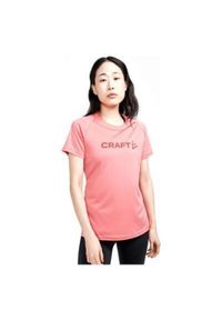 Damski jersey Craft Core Essence. Kolor: różowy, wielokolorowy, pomarańczowy. Materiał: jersey. Sport: outdoor #1