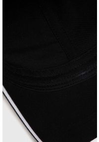 Karl Lagerfeld czapka z daszkiem kolor czarny gładka. Kolor: czarny. Wzór: gładki #3
