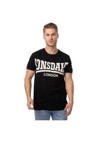 Koszulka Lonsdale York. Kolor: czarny. Materiał: bawełna #1