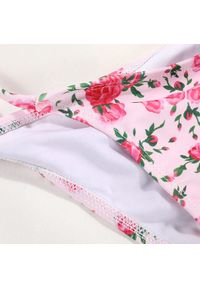 Intica - Bikini plażowe z regulowanym wiązaniem Kellie. Kolor: różowy. Materiał: materiał. Wzór: paski #4