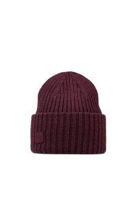 Czapka Buff Erviny z wełny merino. Kolor: czerwony. Materiał: wełna. Styl: sportowy #1