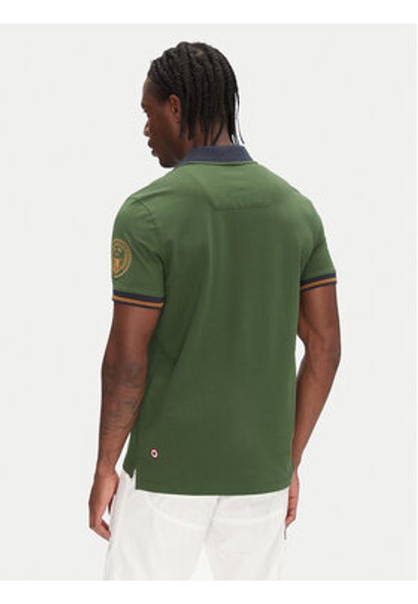 Aeronautica Militare Polo 251PO1859P191 Zielony Regular Fit. Typ kołnierza: polo. Kolor: zielony. Materiał: bawełna