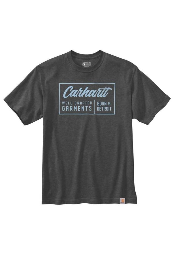 Koszulka sportowa męska T-shirt Carhartt Heavyweight Crafted. Kolor: szary