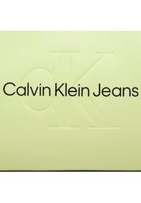 Calvin Klein Jeans Torebka Sculpted Shoulder Bag 24 Mono K60K607831 Zielony. Kolor: zielony. Materiał: skórzane #5