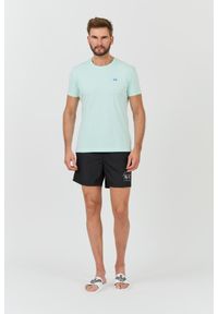 La Martina - LA MARTINA Miętowy męski t-shirt Jersey, Rozmiar M. Kolor: zielony. Materiał: jersey #3