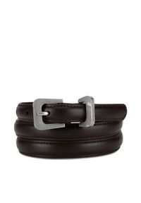 Gino Rossi Pasek Damski BLYL24003-2 SVL Brązowy. Kolor: brązowy. Materiał: skóra #1