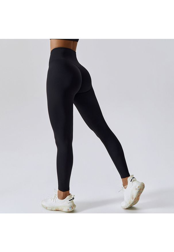 Intica - Legginsy treningowe z wysokim stanem do ćwiczeń Diega. Stan: podwyższony. Kolor: różowy. Materiał: materiał. Sport: fitness