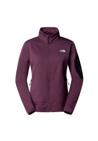 Bluza The North Face Mistyescape 0A87HT53I1 - fioletowa. Kolor: fioletowy. Materiał: polar, poliester, elastan. Styl: klasyczny. Sport: narciarstwo