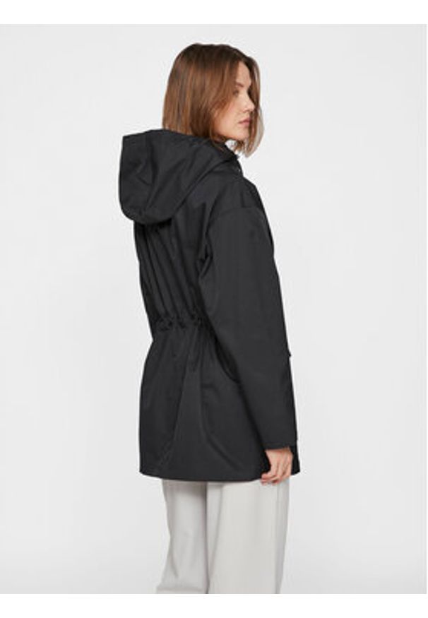 Vila Parka Kahara 14089615 Czarny Regular Fit. Kolor: czarny. Materiał: syntetyk