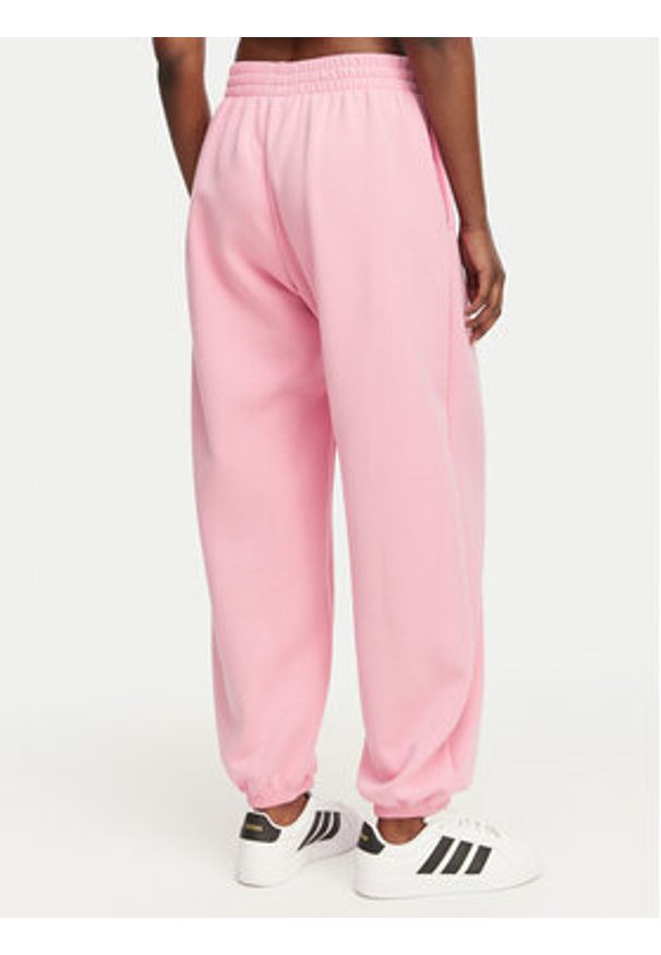 Adidas - adidas Spodnie dresowe Soft Lux KA7019 Różowy Loose Fit. Kolor: różowy. Materiał: syntetyk