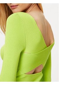 only - ONLY Sweter 15283423 Zielony Slim Fit. Kolor: zielony. Materiał: syntetyk, wiskoza #7