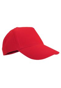 SOL'S - Słoneczna Czapka Z Daszkiem Dla Dzieci. Kolor: czerwony