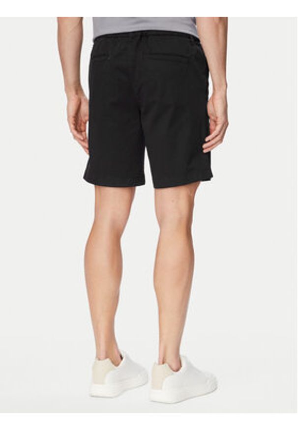 Jack & Jones Szorty materiałowe Jaiden Rocco 12292831 Czarny Regular Fit. Kolor: czarny. Materiał: bawełna