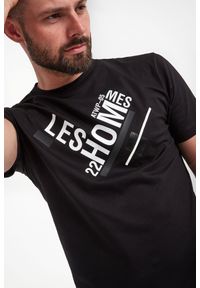 Les Hommes - T-shirt LES HOMMES. Długość rękawa: krótki rękaw. Długość: krótkie. Wzór: nadruk #3