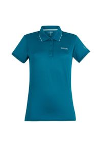 Regatta - Damska Koszulka Polo Remex II. Typ kołnierza: polo. Kolor: turkusowy, niebieski, wielokolorowy. Styl: sportowy #1