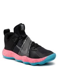 Buty siatkarskie męskie Nike React Hyperset. Zapięcie: sznurówki. Kolor: wielokolorowy, różowy, czarny. Materiał: materiał, syntetyk, tkanina. Szerokość cholewki: normalna