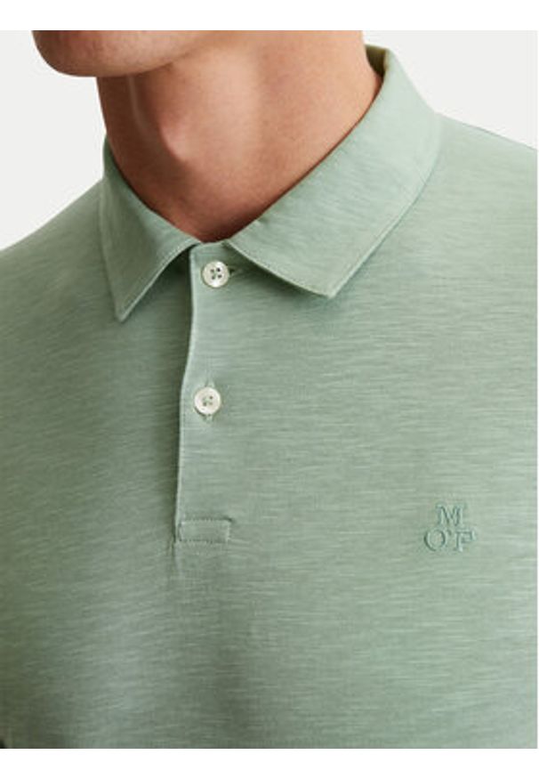 Marc O'Polo Polo 536 2176 53018 Zielony Shaped Fit. Typ kołnierza: polo. Kolor: zielony. Materiał: bawełna
